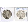 Image 1 : 2 Standing Liberty Silver Quarters 1926 & 1925