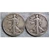 Image 1 : 2 Liberty Walking Half Dollars 1942 & 1947D