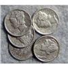 Image 1 : 5 Mercury Silver Dimes With Different Dates