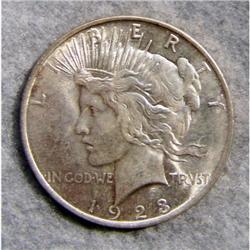 1923 Peace Dollar - AU