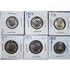 6 Silver Roosevelt Dimes