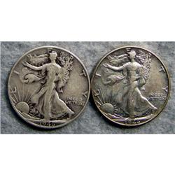 2 Liberty Walking Half Dollars 1946 &1946D