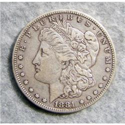 1881S Morgan Silver Dollar