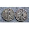 2 Liberty Walking Half Dollars 1941 &1945D