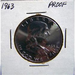 1963 Proof Franklin Half Dollar