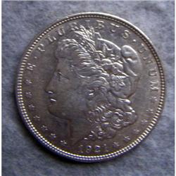 1821D Morgan Silver Dollar