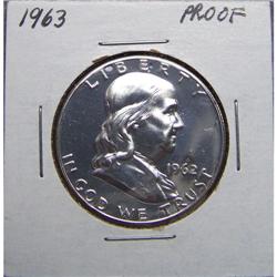 1963 Proof Franklin Half Dollar