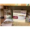 Image 2 : PHILIPS BELGIAN WAFFLE MAKER, STONEWARE SLOW COOKER CROCK POT, PROCTOR SILEX 1.5 QUART SLOW COOKER,