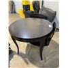 Image 1 : ROUND WOOD TABLE & 2 CHAIRS