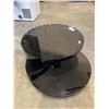 Image 2 : ROUND BLACK SWIVEL COFFEE TABLE