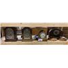 Image 1 : ASSORTED TABLE TOP AND WALL CLOCKS + A DUCK PLATE