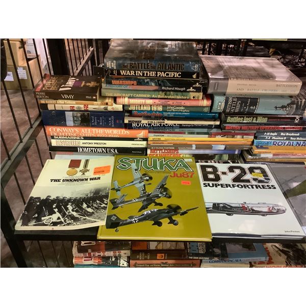 ASSORTED WAR THEMED BOOKS