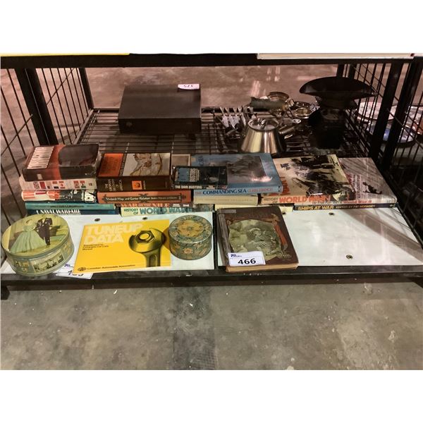 ASSORTED WAR THEMED BOOKS AND MORE