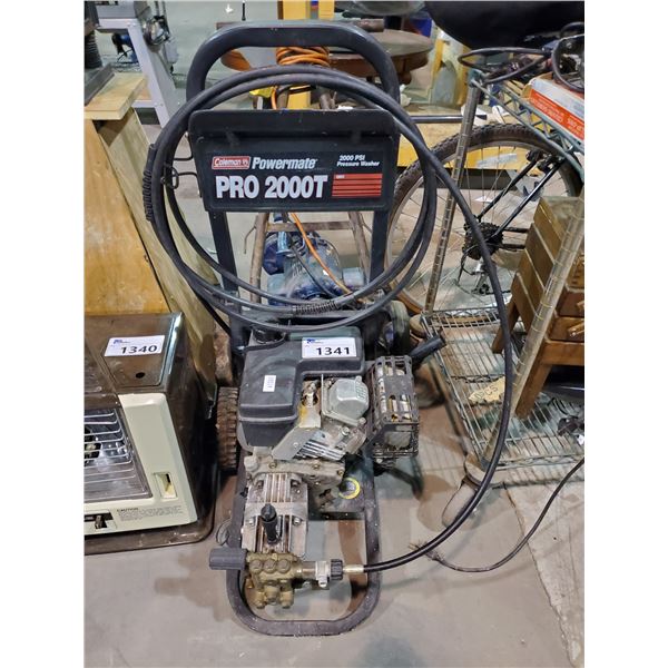 COLEMAN POWERMATE PRO 2000T PRESSURE WASHER (2000 PSI) - Able Auctions