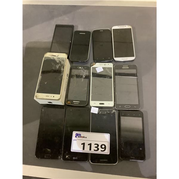 ASSORTED CELLPHONES FOR REPAIR