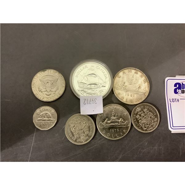 7 ASSORTED COINS