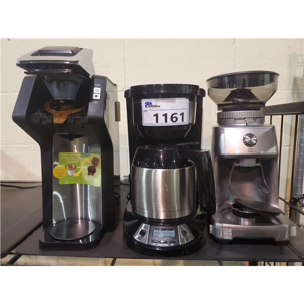 3 ASSORTED COFFEE MACHINES