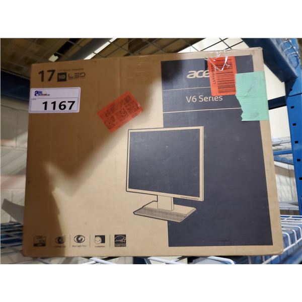 ACER 17" LED MONITOR (WORKING CONDITION UNKNOWN)