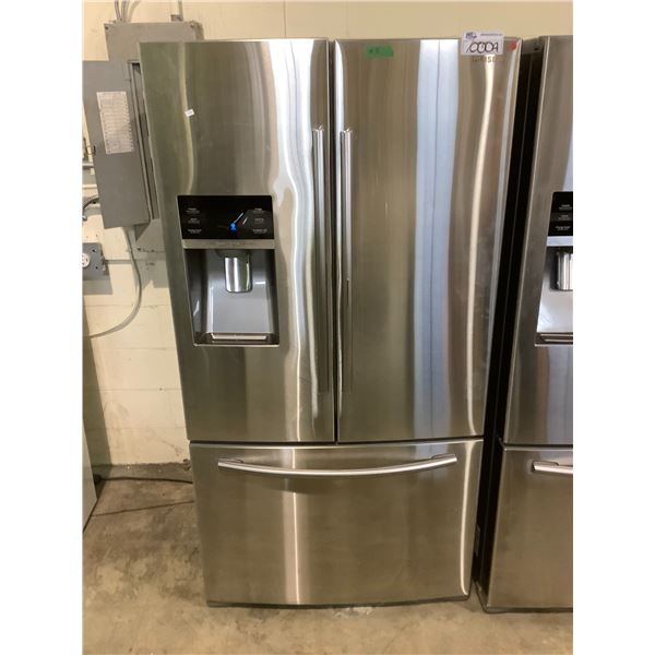 SAMSUNG STAINLESS STEEL FRENCH DOOR FRIDGE MODEL RF23HTEDBSR