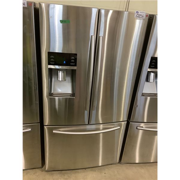 SAMSUNG STAINLESS STEEL FRENCH DOOR FRIDGE MODEL RF23HCEDBSR