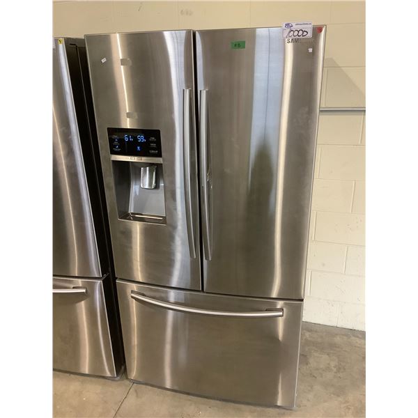 SAMSUNG STAINLESS STEEL FRENCH DOOR FRIDGE MODEL RF23HTEDBSR