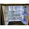 Image 3 : SAMSUNG BLACK FRENCH DOOR FRIDGE MODEL RF22KREDBSG VISIBLE DAMAGE