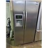 Image 1 : FRIGIDAIRE GALLERY SIDE BY SIDE STAINLESS STEEL FRIDGE MODEL FGHS2644KF2 SOME FRIDGE SHELVES BROKEN
