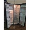 Image 3 : FRIGIDAIRE GALLERY SIDE BY SIDE STAINLESS STEEL FRIDGE MODEL FGHS2644KF2 SOME FRIDGE SHELVES BROKEN