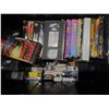 Image 2 : BLACK TOTE WITH ASSORTED VHS MOVIES, AND TOTE OF ASSORTED STUFFED TOYS