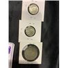 Image 2 : 2 CANADIAN 5CENT COINS 1925/1926 & CANADIAN 50CENT COIN 1932