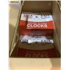 Image 2 : CASE OF 144 PIECES OF I LOVE CANADA ALARM CLOCKS