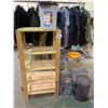 Image 1 : SHELVING UNIT, CAT PLAY TOWERS, & PET FOOD DISPENSER