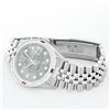 Image 4 : Rolex Mens SS Meteorite Diamond & Ruby Channel Set Oyster Perpetual Datejust Wri
