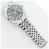 Image 7 : Rolex Mens SS Meteorite Diamond & Ruby Channel Set Oyster Perpetual Datejust Wri