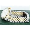 Image 5 : Rolex Mens 2 Tone Mother Of Pearl Diamond & Sapphire 36MM Datejust Wristwatch