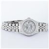 Image 4 : Rolex Ladies Stainless Steel Quickset Meteorite Diamond Lugs Jubilee Datejust Wr