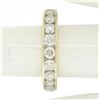 Image 9 : 14k Yellow Gold 1.05 ctw Round Diamond Band Ring