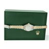 Image 7 : Rolex Ladies 2 Tone Silver Diamond & Ruby Oyster Perpetual Datejust Wristwatch T