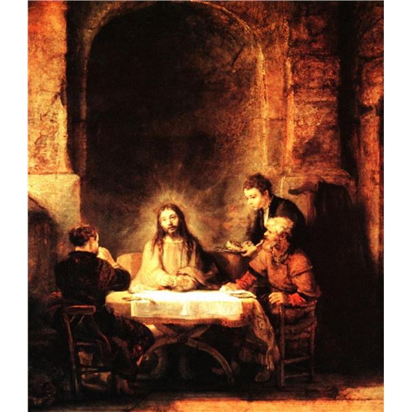 Rembrandt - Christ in Emmaus