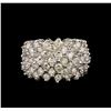 Image 2 : 14KT White Gold 1.93 ctw Diamond Ring
