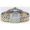 Image 9 : Rolex Mens 2 Tone Black Pyramid Diamond 36MM Oyster Perpetual Datejust Wristwatc