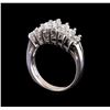 Image 4 : 14KT White Gold 1.07 ctw Diamond Ring