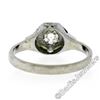 Image 7 : Art Deco 14kt White Gold 0.28 ctw Diamond Solitaire Engagement Ring