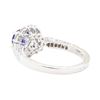 Image 3 : 1.81 ctw Sapphire And Diamond Ring - 18KT White Gold
