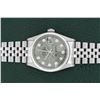 Image 5 : Rolex Mens Stainless Steel Meteorite Diamond 36MM Oyster Perpetual Datejust Wris