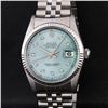 Image 1 : Rolex Mens Stainless Steel Ice Blue Diamond Oyster Perpetual 36MM Datejust Wrist
