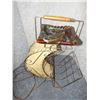 Image 1 : Mid-century modern ashtry and half moon lamp.Ashtry signed by Beauce Canada 1906 (D&M)