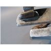 Image 8 : Crockett Engraved Bronc Spurs- 1" Bands- 1.75" Shanks- 5 Point Rowels- Straps