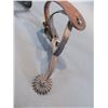 Image 2 : Unmarked Buermann Spurs- .5" Bands- 2.4" Shanks- 20 Point Rowels