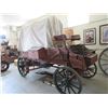Image 1 : Covered Wagon Used In The Montana Centennial Cattle Drive In 1989- Water Barrel- Hand Tools- Tool Bo